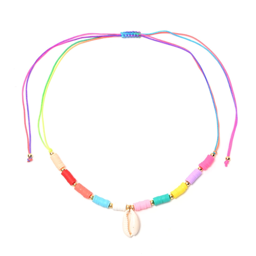 COLLAR CANUTILLOS CON DIJE CARACOLA SKORA