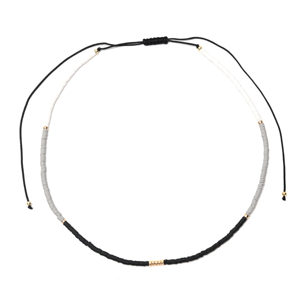 COLLAR CANUTILLOS NEGRO SKORA