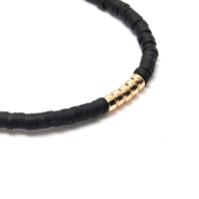 COLLAR CANUTILLOS NEGRO SKORA