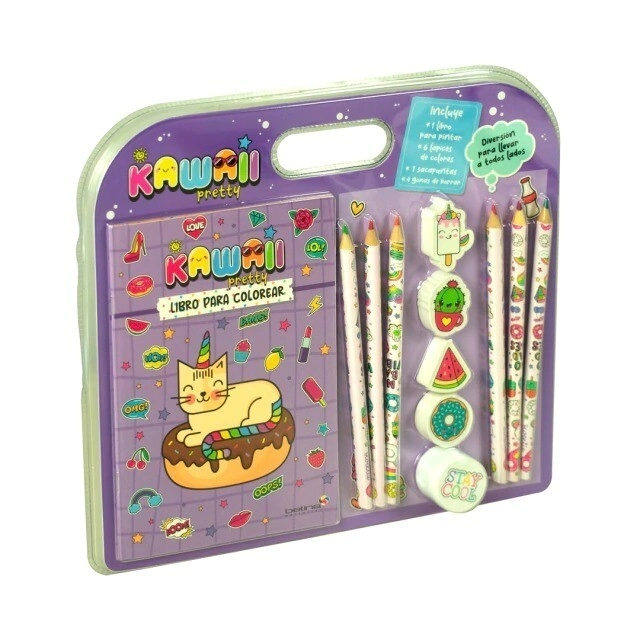 SET DIVIERTETE PINTANDO KAWAII PRETTY