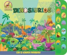 LIBRO TESORO DE SONIDOS DINOSAURIOS - CON SONIDO