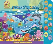 LIBRO TESORO DE SONIDOS ANIMALES DEL MAR - CON SONIDO