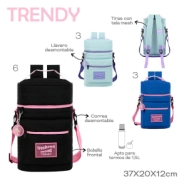 MOCHILA MATERA TRENDY AZUL