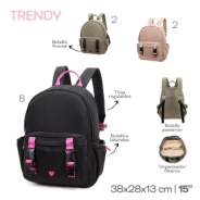 MOCHILA TRENDY VERDE