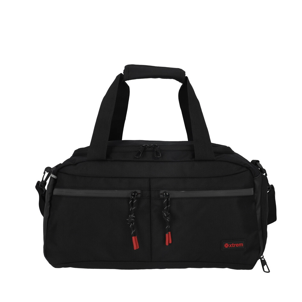BOLSO DEPORTIVO QUEST 3XT NEGRO/ROJO XTREM