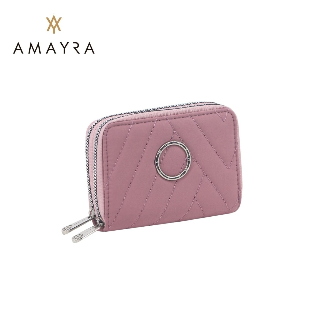 BILLETERA AMAYRA 2 DIVISIONES ROSA