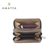 BILLETERA AMAYRA 2 DIVISIONES BEIGE