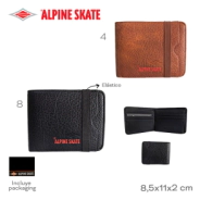 BILLETERA ALPINE SKATE NEGRO