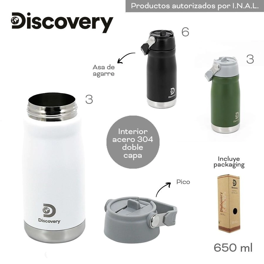 BOTELLA TERMICA DISCOVERY 650ml