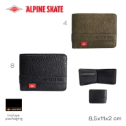 BILLETERA ALPINE SKATE NEGRO