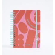 AGENDA 2026 FW SEMANAL CON ESPIRAL 15x21 PINK