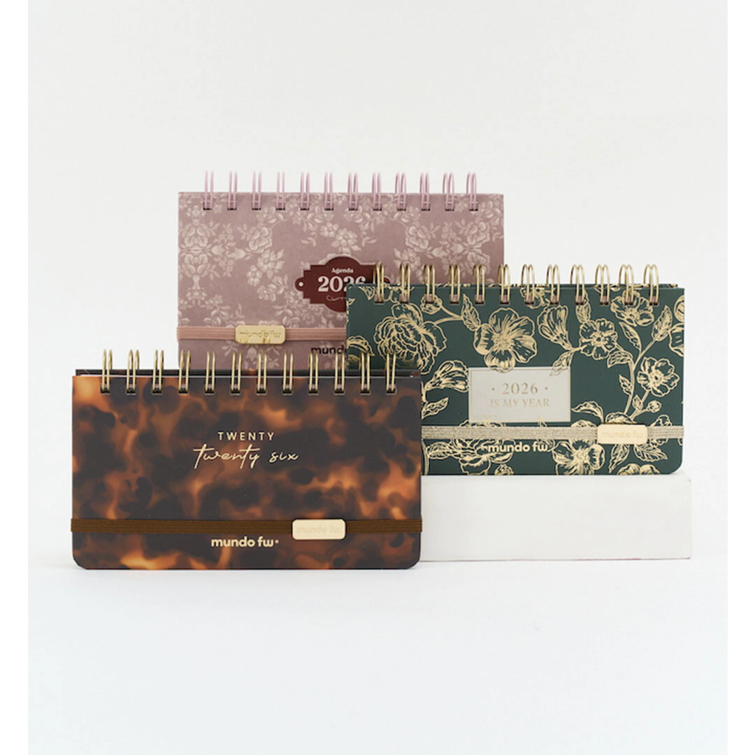 AGENDA 2026 FW SEMANAL POCKET CON ESPIRAL 17x9,5 BOHO