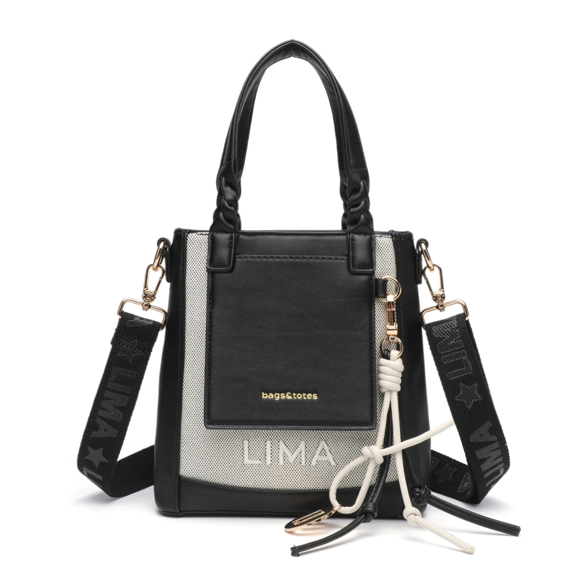 BANDOLERA MARINA LIMA BLACK