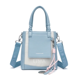 BANDOLERA MARINA LIMA LIGHT BLUE