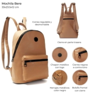 MOCHILA BERE SKORA 33x23x12 CM