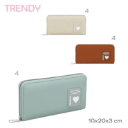 BILLETERA FICHERO TRENDY CELESTE