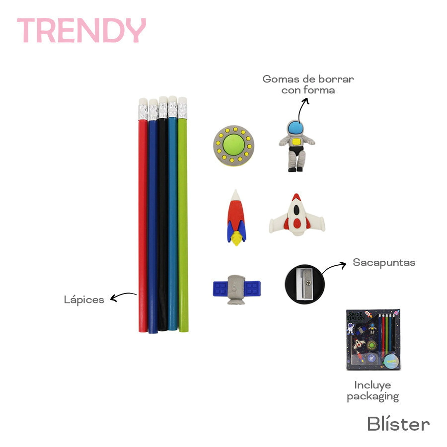 SET STATIONARY TRENDY
