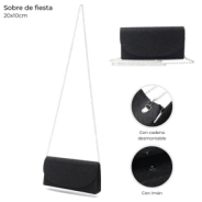 SOBRE DE FIESTA CON CADENA DESMONTABLE 20x10 CM SKORA