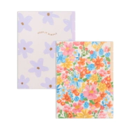CARPETA CON FUELLE A4 5 DIVISIONES COLOR PASTEL FW