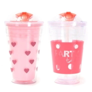 VASO INFANTIL TRANSPARENTE CON PICO 450ML SKORA