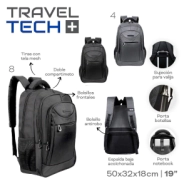 MOCHILA PORTANOTEBOOK TRAVEL TECH
