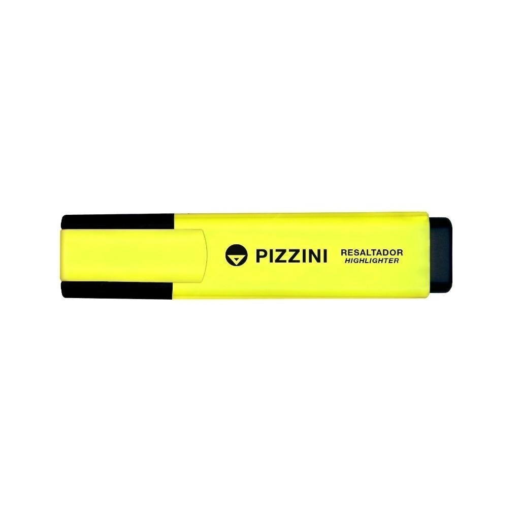 Resaltador Punta Biselada Amarillo Pizzini