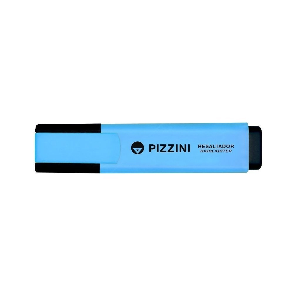 Resaltador Punta Biselada Celeste Pizzini