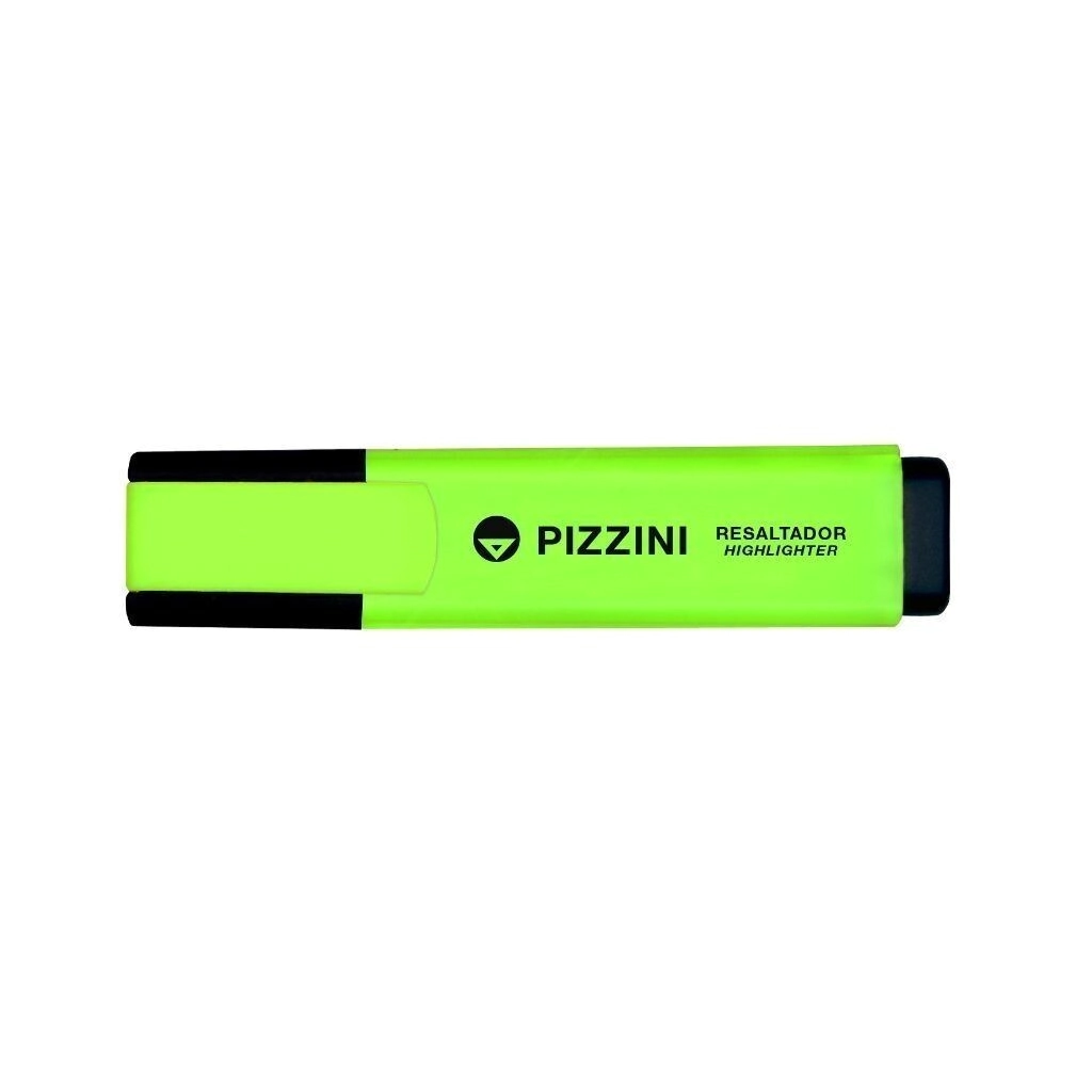 Resaltador Punta Biselada Verde Pizzini