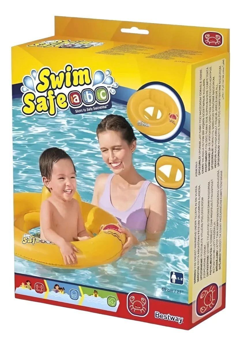 INFLABLE ASIENTO DOBLE ANILLO 69CM BESTWAY