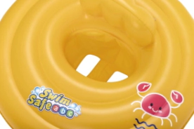 INFLABLE ASIENTO TRIPLE ANILLO PARA BEBES 69CM BESTWAY