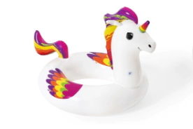 INFLABLE SALVAVIDAS UNICORNIO 119x91 CM BESTWAY