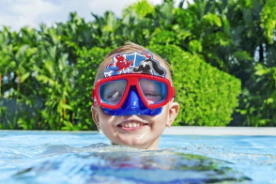 MASCARA DE BUCEO SPIDERMAN BESTWAY