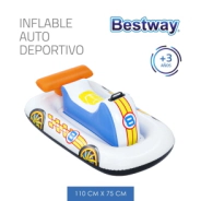 INFLABLE AUTO DEPORTIVO 110x75 CM BESTWAY