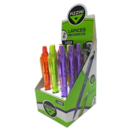 Lapiz Pta Fija 2mm Afilamina y Goma Pizzini