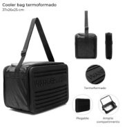 COOLER BAG TERMOFORMADO PLEGABLE 37x26x25 CM