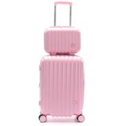 SET VALIJAS SKORA BS AS HARDS ABS ROSA CARRY ON 20" +  BEAUTY