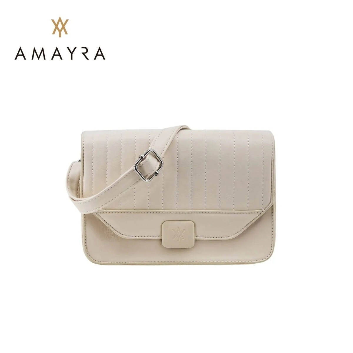 CARTERA AMAYRA CREMA