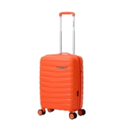 VALIJA CARRY ON TROLLEY CASE ORANGE TRAVEL BLUE