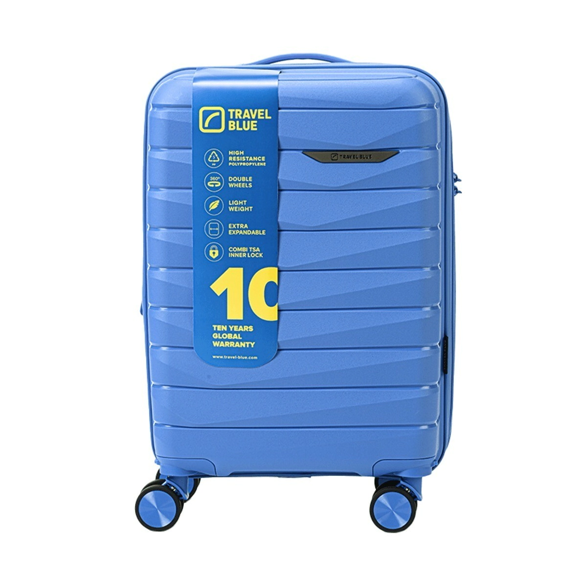 VALIJA CARRY ON TROLLEY CASE ROYAL BLUE TRAVEL BLUE