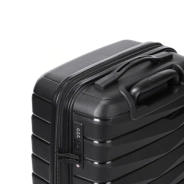 VALIJA CARRY ON TROLLEY CASE BLACK TRAVEL BLUE