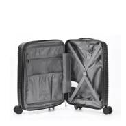 VALIJA CARRY ON 20" SAHARA BLACK TRAVEL BLUE