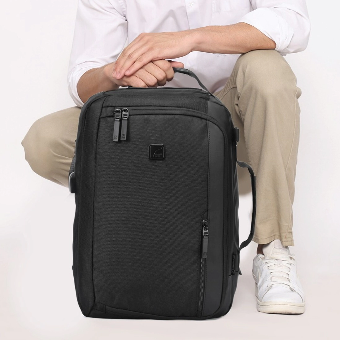 MOCHILA ECOJOURNEY TECH TRAVEL BLUE