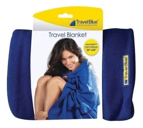 MANTA DE VIAJE TRAVEL BLUE