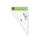 Juego de Escuadras 30cm x45° y 60° Pizzini