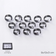 CAJA DE ANILLOS X12 TRENDY (PRECIO X CAJA)