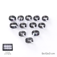 CAJA DE ANILLOS X12 TRENDY (PRECIO X CAJA)