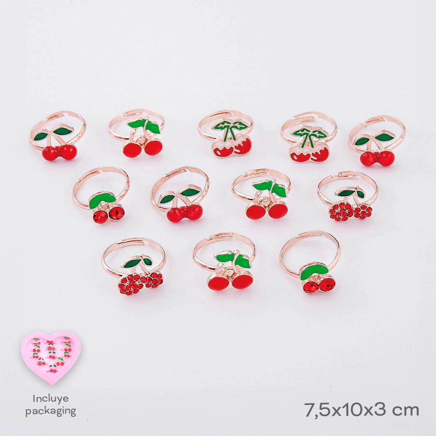 CAJA X 12 ANILLOS INFANTILES TRENDY (PRECIO X CAJA)