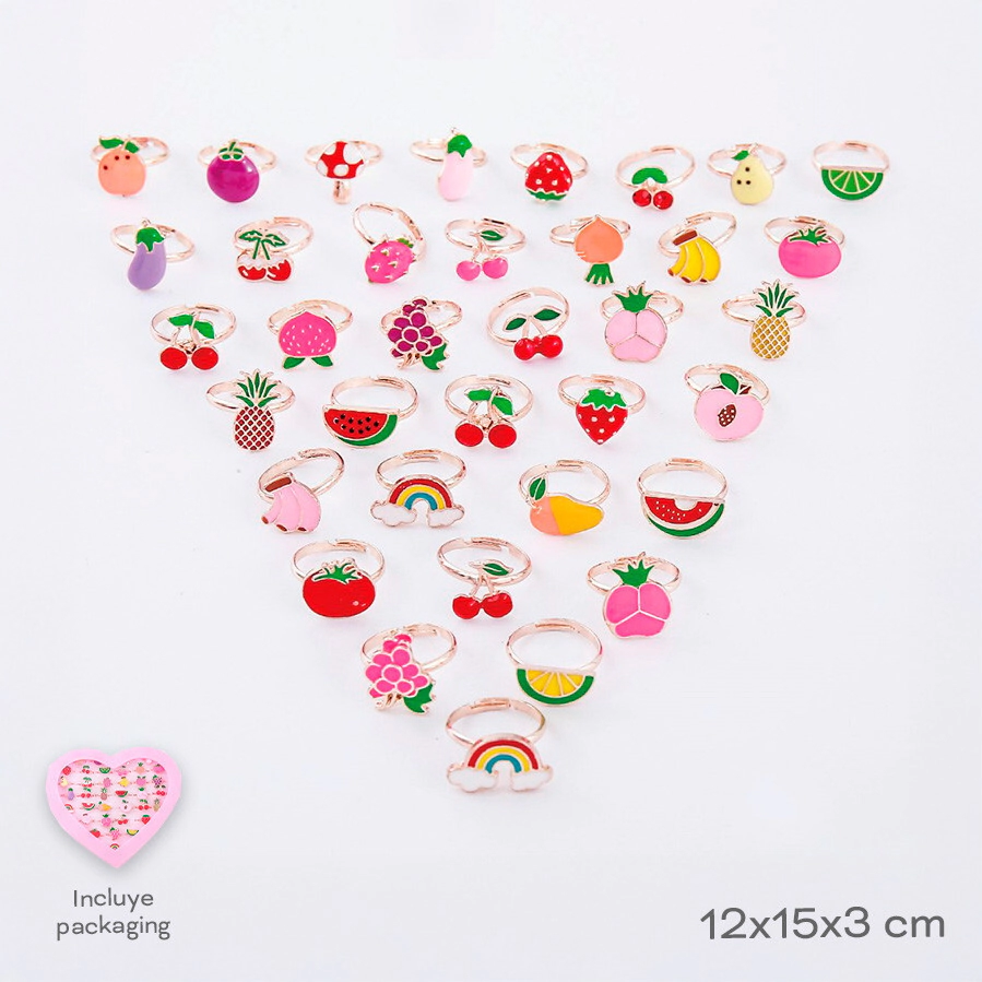 CAJA X 36 ANILLOS INFANTILES TRENDY (PRECIO X CAJA)