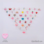 CAJA X 36 ANILLOS INFANTILES TRENDY (PRECIO X CAJA)