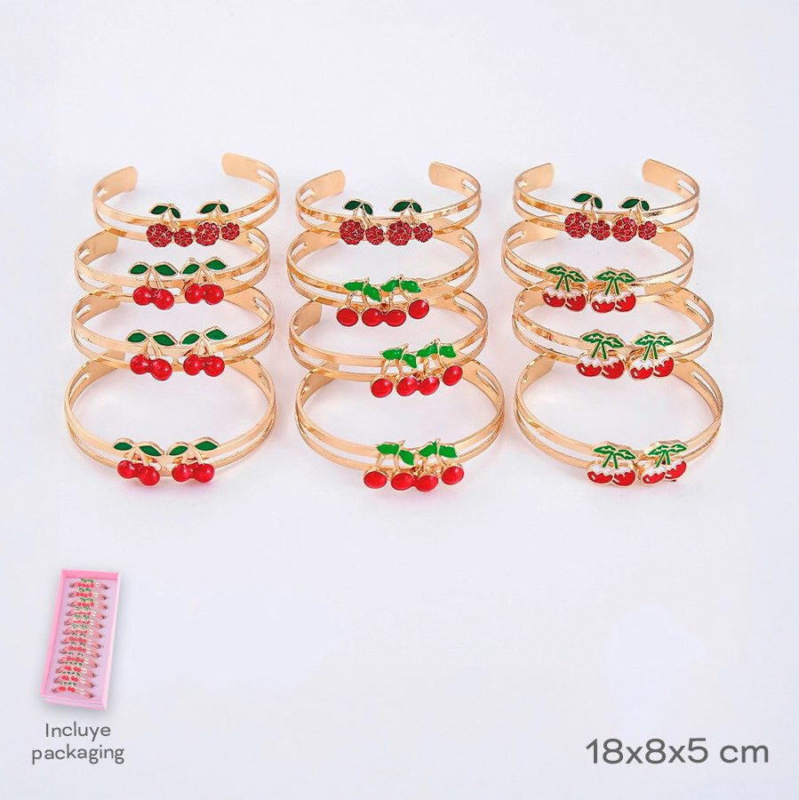 CAJA X 12 BRAZALETES INFANTILES TRENDY (PRECIO X CAJA)